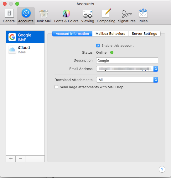 mac os x email client