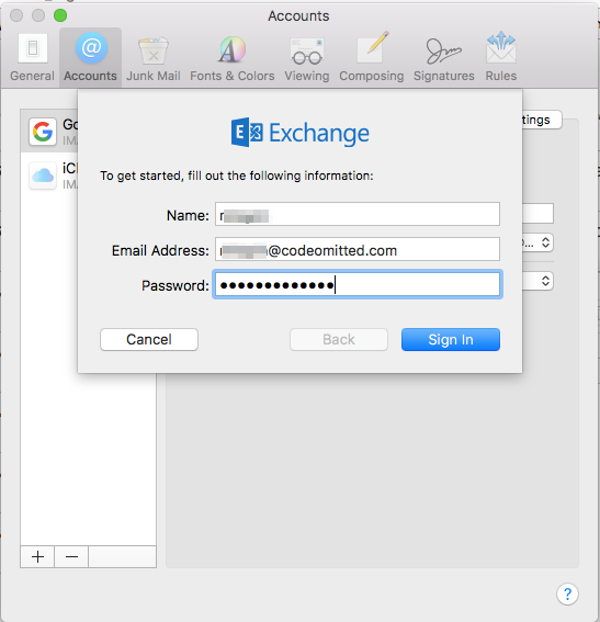 mac mail password prompt